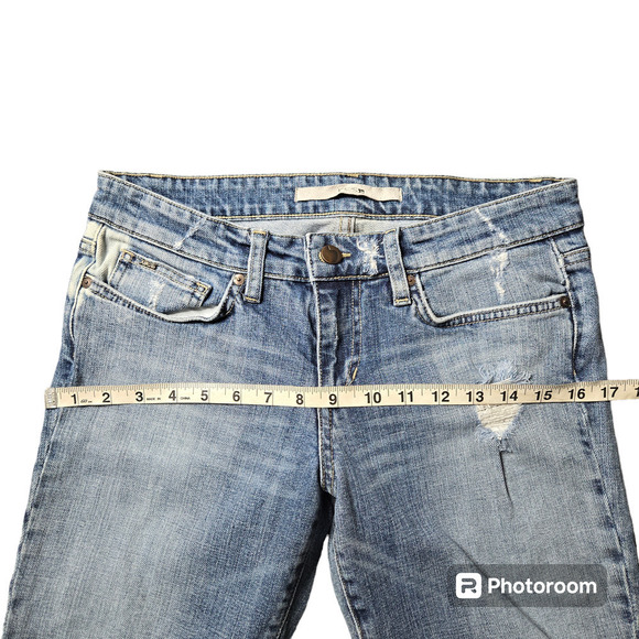 Joe's Cuffed Kicker Distressed Jeans - Picture 4 of 7